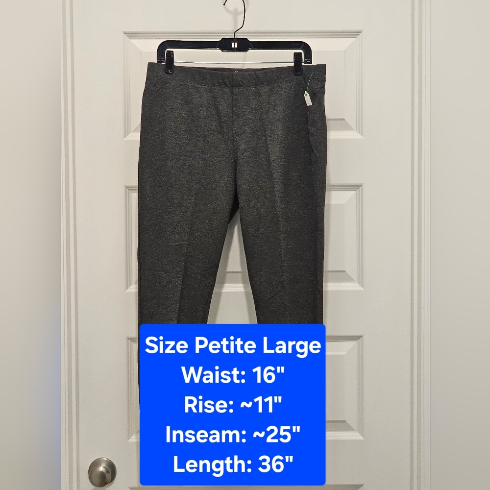 St. John's Bay Pull-on Pants, EUC, Size Petite Large